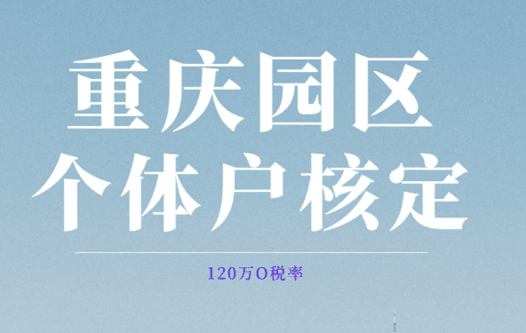 重庆个体户核定征收的标准是什么？
