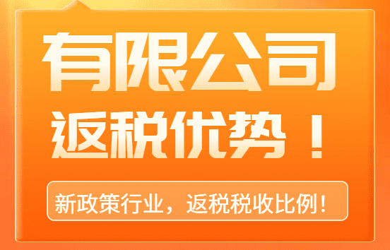 有限公司返税优势！2025新政策行业、税种返税比例优势！