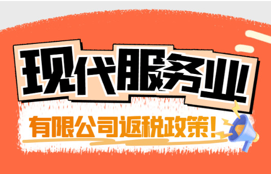 现代服务业有限公司返税政策！