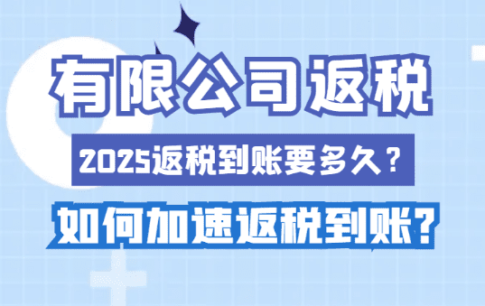 有限公司返税到账要多久？