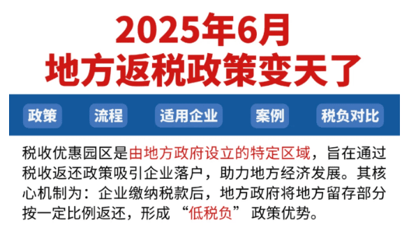 河南园区返税政策！哪些企业适合申请2025新政策！