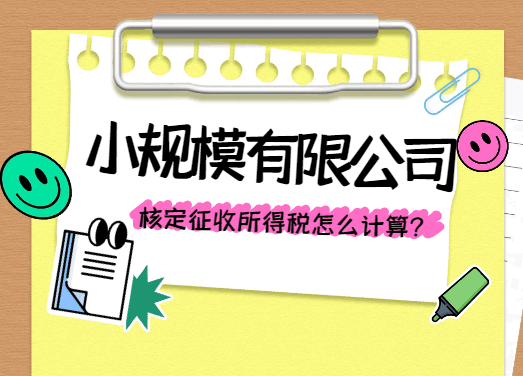 小规模有限公司核定征收所得税怎么算？