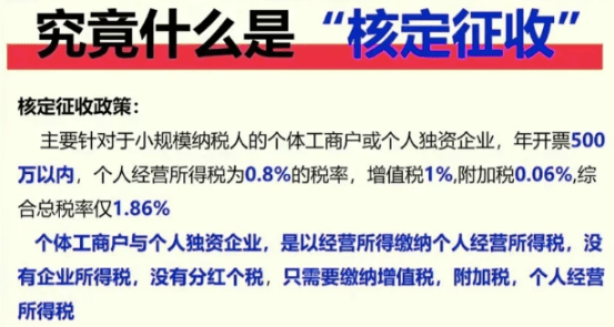 2025年小规模纳税人核定征收条件！