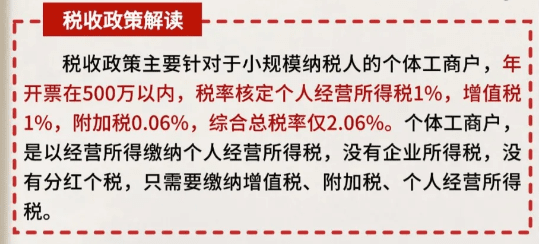 山东威海核定征收税收优惠政策！