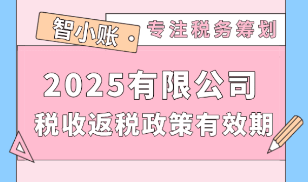 有限公司税收返还政策有效期！