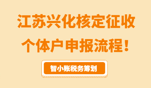 江苏兴化核定征收个体户申报流程！