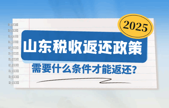 山东税收返还政策需要什么条件才能返还？