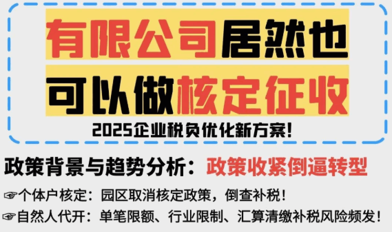 湖南有限公司核定征收政策是什么？