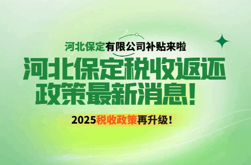 河北保定税收返还政策最新消息！