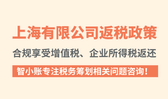 上海有限公司返税政策！
