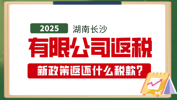 湖南长沙有限公司返税返什么税款？