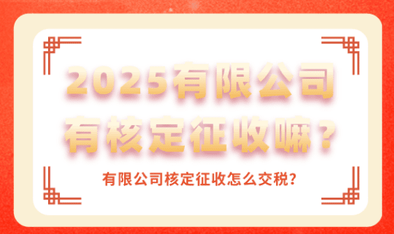 有限公司有核定征收吗？怎么交税？