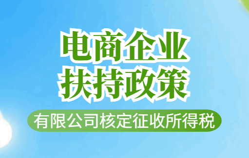 电商企业扶持政策,有限公司核定征收所得税！