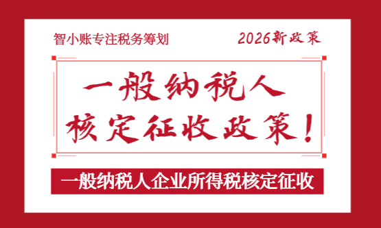 2026一般纳税人企业所得税核定征收政策！