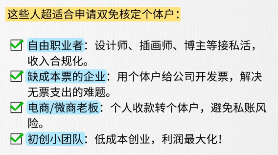 2026 个体工商户核定征收最新政策！享受综合税率为零！