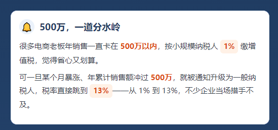 电商销售超500万怎么交税，才可以做到财税合规？
