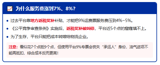 9%运费票涨到7% 、8%还限票！除了网络货运平台，物流行业的新出路在哪里？
