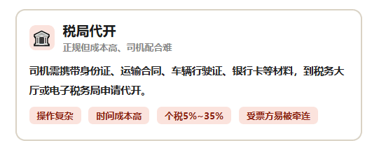 货物运输服务发票怎么开？9%专票VS1%司机票怎么选？
