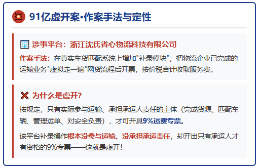 网络货运平台91亿虚开案！网货平台频繁爆雷牵连物流企业，运费成本票怎么合规解决？