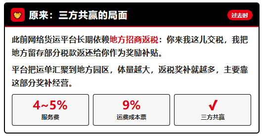 返税补贴停了、网货平台涨价限票了，为什么物流企业都开始选择1%司机运费成本票了？