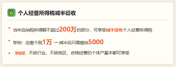个体工商户免税额度！2026双免核定征收还可以享受吗？