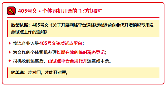 最近网络货运平台暂停物流企业开票！个体司机运费拿不到成本票怎么办？