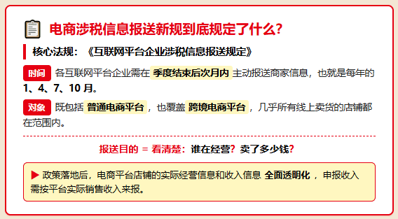 电商涉税信息报送有哪些新规定?对电商企业有哪些影响?怎么实现合规申报?