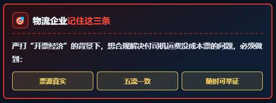 严打"开票经济"，网络货运平台限票！物流企业运费成本票拿不到怎么办？