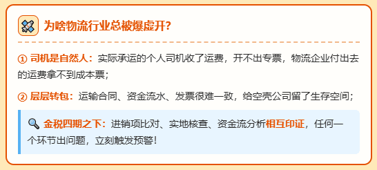 一家"空壳物流公司"靠假合同虚开91份发票、919万！牵连31家下游企业、被罚50万！